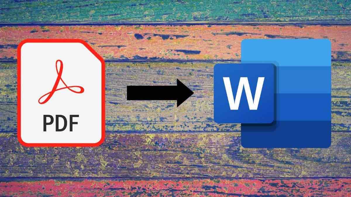 Convert PDF to Word: So you can easily convert a PDF to Word
